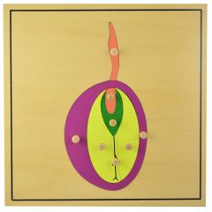 Puzle de madera semilla - Montessori