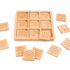 Encajable de madera sensorial 18 piezas - Andreu Toys