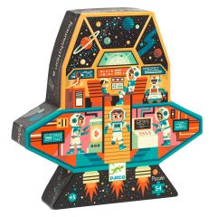 Puzle silueta Estación espacial 54 piezas - Djeco