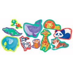 Puzles evolutivos Animales de la jungla (10) - Hape