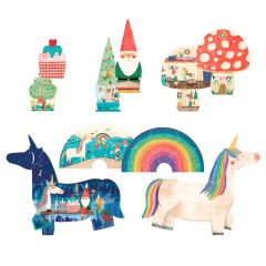 Puzles reversibles y progresivos Happy Birthday Unicorn (5) - Londji