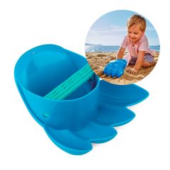 Rastrillo garra gigante azul para arena - Hape