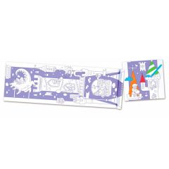 Rollo de papel para colorear 5 metros Castillos - Hape