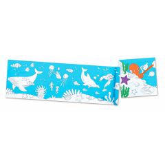Rollo de papel para colorear 5 metros Océano - Hape