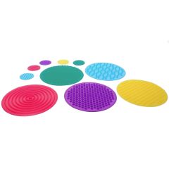 Círculos sensoriales de silicona para manos y pies (10) - TickiT