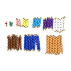 Set de cadenas cortas de perlas - Montessori
