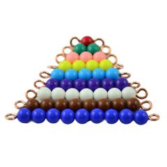 Escalera de perlas de colores - Montessori