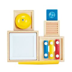 Set musical apilable con 6 piezas - Hape