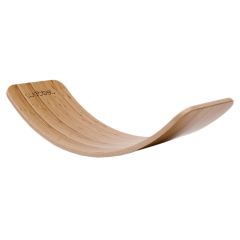 Tabla curva de madera de bambú lacada transparente Original - Wobbel