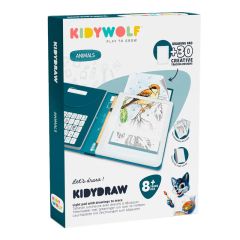 Tableta o pizarra de dibujo con luz Kidydraw Pad Animales - Kidywolf