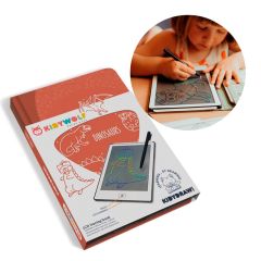Tableta o pizarra de dibujo y escritura portátil Kidydraw Mini Dinosaurios - Kidywolf