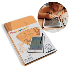 Tableta o pizarra de dibujo y escritura portátil Kidydraw Mini Animales - Kidywolf