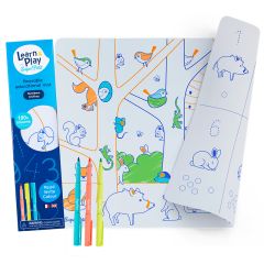 Tapete de silicona reutilizable para colorear números Learn & Play - Super Petit