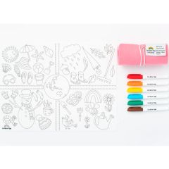 Tapete silicona reutilizable para colorear Estaciones - Scribble Mat