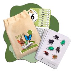 Tarjetas 8 idiomas Primeros números: Insectos y otros seres diminutos (30) - Emeteca Kids