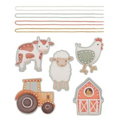 Tarjetas para coser y enhebrar Pequeña Granja (5) - Little Dutch