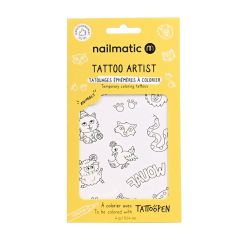 Tatuajes para colorear Animales (12) - Nailmatic