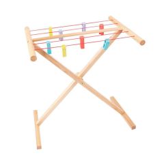 Tendedero de madera con pinzas - Bigjigs