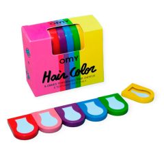 Tizas de colores para pintar el pelo (6) - Omy