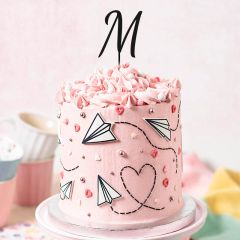 Topper personalizado Letra Mayúscula (8 cm)