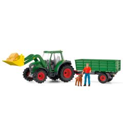 Tractor con remolque Farm World - Schleich