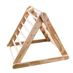 Triángulo de madera plegable para escalada - Pikler