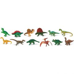 Tubo 12 piezas dinosaurios II - Safari