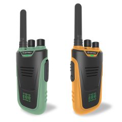 Walkie Talkies recargables Kidytalk verde y naranja - Kidywolf